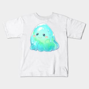 Chibi style Slime Creature Kids T-Shirt